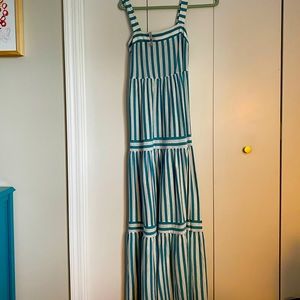 NWT LOFT Striped Maxi Dress